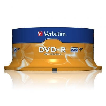 --DVD-R Verbatim Advanced AZO 16X/ Tarrina-25uds-