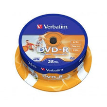 -1-DVD-R Verbatim Imprimible 16X/ Tarrina-25uds-1