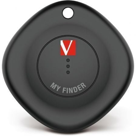 --Localizador Verbatim My Finder Bluetooth Tracker MYF-01 compatible con Apple/ Incluye Llavero y Pila/ Negro-