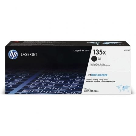 --Tóner Original HP nº135X XL Alta Capacidad/ Negro-