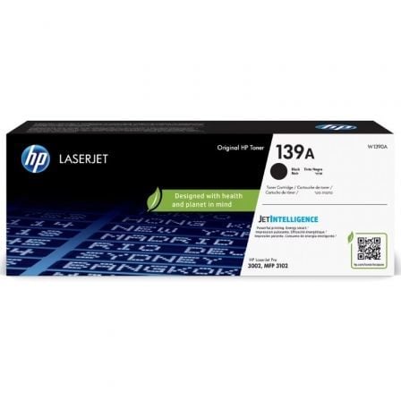 --Tóner Original HP nº139A/ Negro-