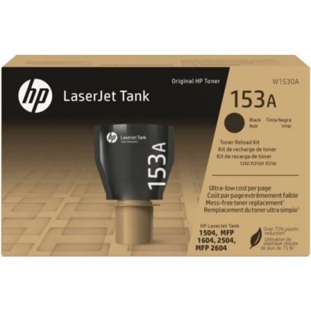 --Kit de Recarga Tóner Original Laserjet Tank nº153A/ Negro-