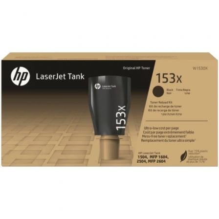 --Kit de Recarga Tóner Original Laserjet Tank nº153X Alta Capacidad/ Negro-