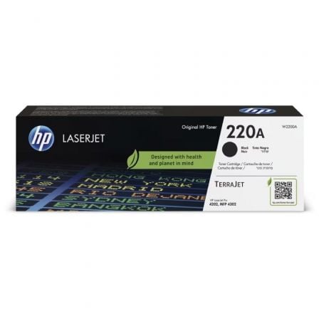 --Tóner Original HP nº220A/ Negro-