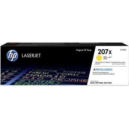 --Tóner Original HP nº207X XL Alta Capacidad/ Amarillo-