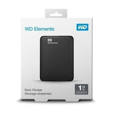 -2-Disco Externo Western Digital WD Elements Portable 1TB/ 2.5