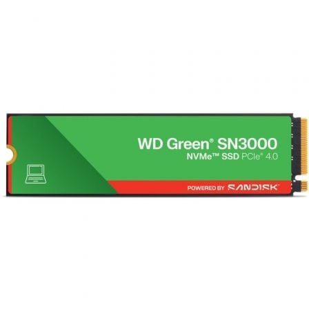 --Disco SSD SanDisk WD Green SN3000 500GB/ M.2 2280 PCIe Gen4-