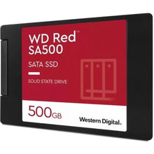 -2-Disco SSD Western Digital WD Red SA500 NAS 500GB/ SATA III-2
