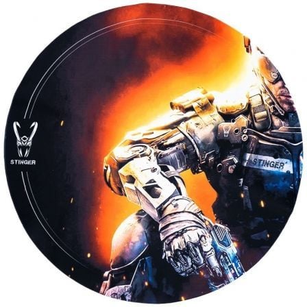 --Alfombra Gaming Woxter Stinger Floorpad SOLDIER/ Iron-