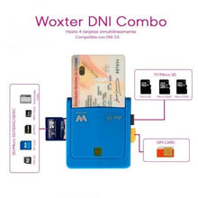 -2-Lector de DNI y Tarjetas Woxter Combo PE26-146/ Azul/ USB 2.0/ Azul-2
