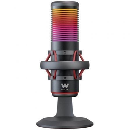 --Micrófono Woxter Mic Studio 70 RGB/ USB 2.0-
