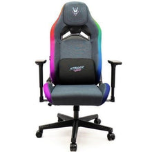 --Silla Gaming Woxter Stinger Station Elite/ Luces LED/ Azul y Rosa-