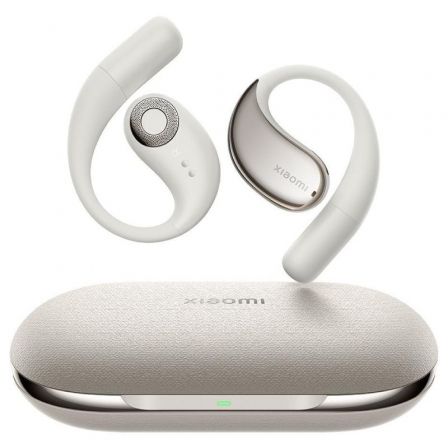 --Auriculares Bluetooth Xiaomi Openwear Stereo con estuche de carga/ Autonomía 7h/ Beige-
