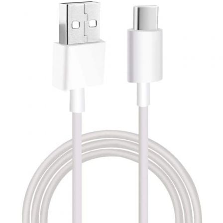 --Cable USB 2.0 Xiaomi Mi USB-C/ USB Tipo-C Macho - USB Macho/ 1m/ Blanco-